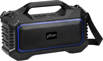 PTron Sonor Outdoor with 12Hrs Playback Time 12 W Bluetooth Speaker  (Black, Mono Channel)