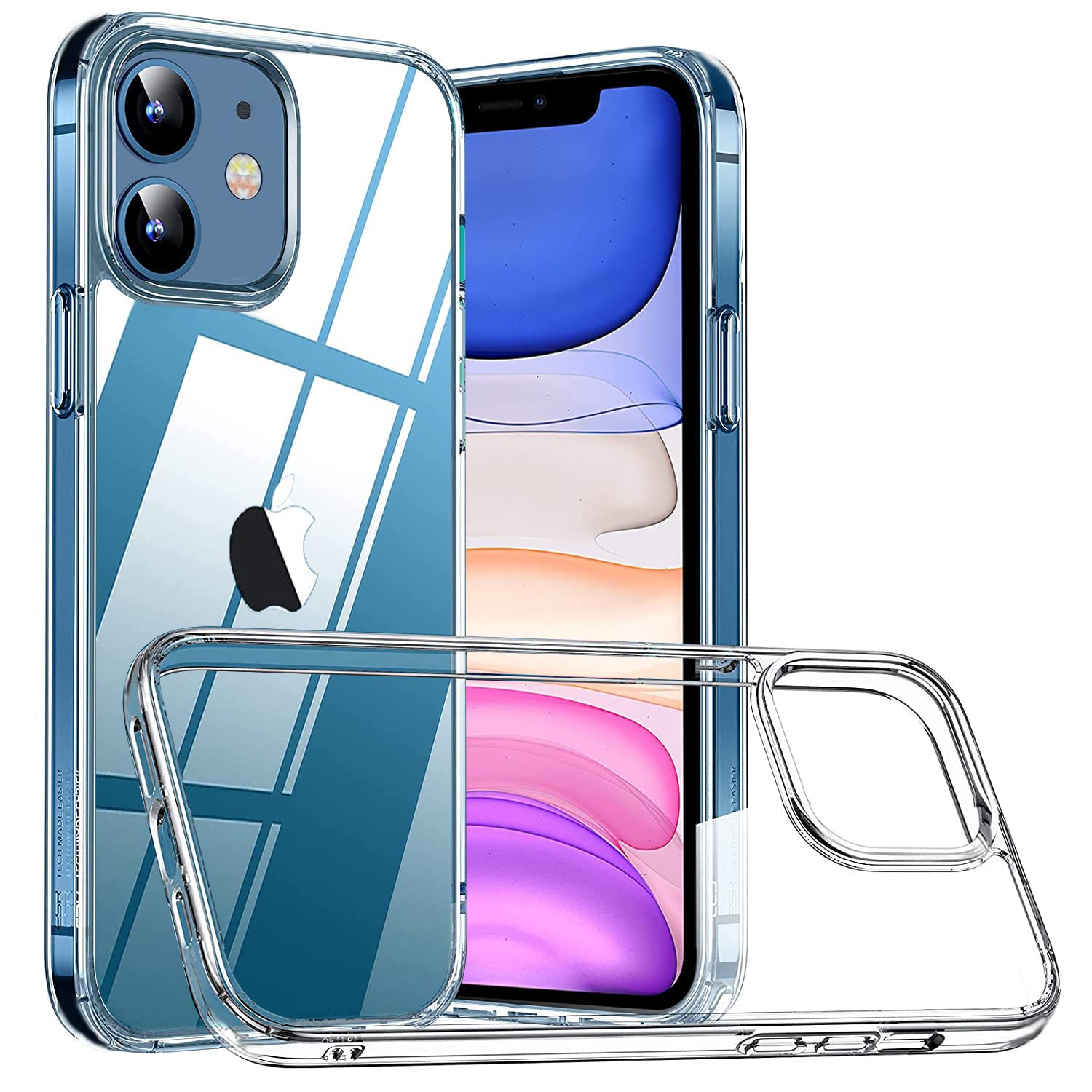 Crystal Clear Silicon Back Cover Case Compatible with iPhone 11 (6.1 inch) (Crystal Clear) 2.0 MM