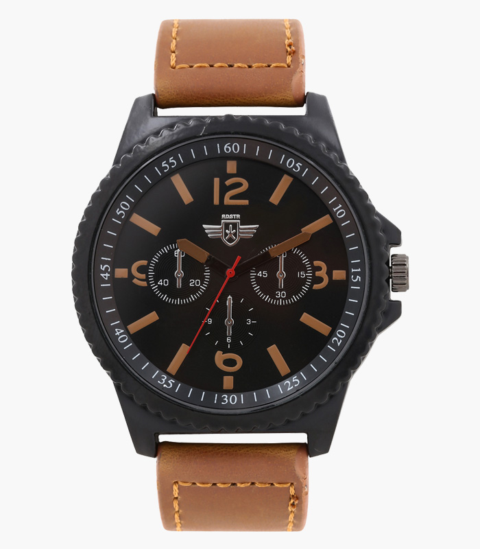 Men Black Analogue Watch